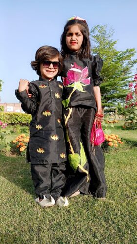 میری گلِ پری🌷   hand-painted girls coord set photo review