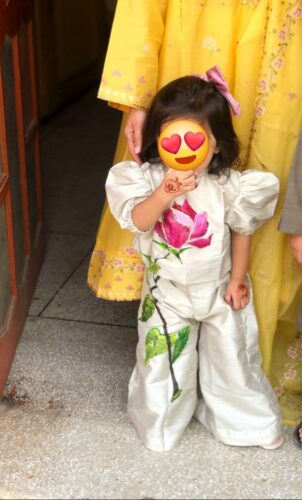 میری گلِ پری🌷   hand-painted girls coord set photo review