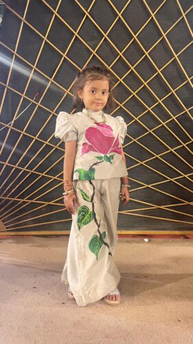 میری گلِ پری🌷   hand-painted girls coord set photo review