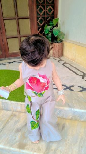 میری گلِ پری🌷   hand-painted girls coord set photo review