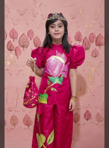 میری گلِ پری🌷   hand-painted girls coord set photo review