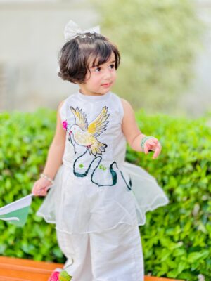 Peacemaker Pakistan – Wings of Peace, Hand-Painted Wearable Art